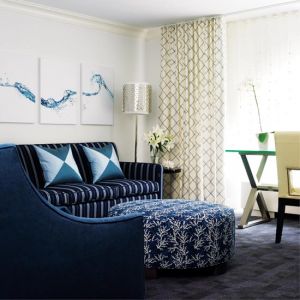 Sarah Richardson - blue hotel room - Park Hyatt Toronto1.jpg